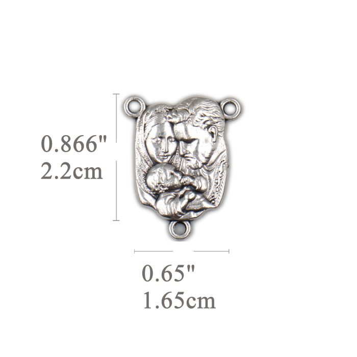 DIY三通-圣家-锌合金-2.2x1.65cm Catholic religious art