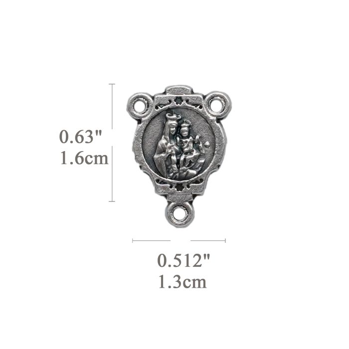DIY三通-圣衣-椭圆异形设计-锌合金-1.6cm Catholic religious art
