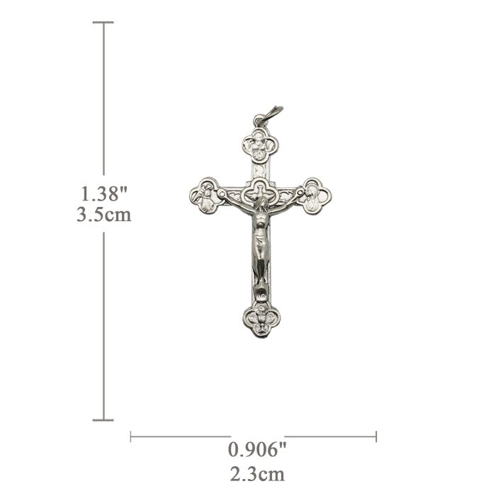 DIY十字架-锌合金-3.5x2.3cm Catholic religious art