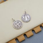 DIY小吊牌-圣本笃-锌合金-1.8/1.4/0.9cm - 图片 6