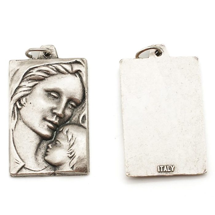 DIY小吊牌-显灵圣母-锌合金-3.0cm Catholic religious art