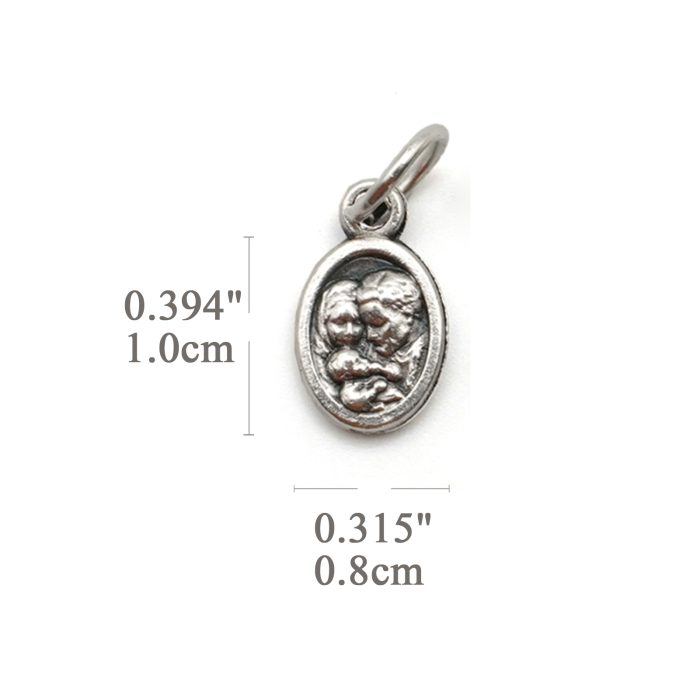 DIY小吊牌-圣家+圣若瑟-锌合金-1.0cm Catholic religious art