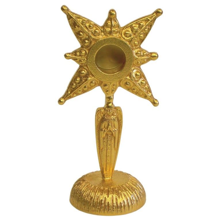 GOLDEN RELIQUARY WITH ANGEL