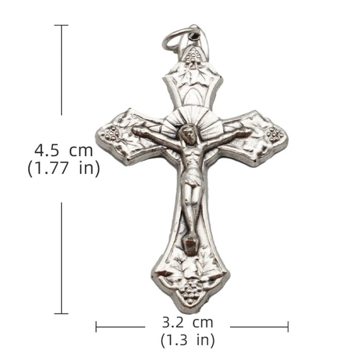 DIY十字架-葡萄枝-4.5cm Catholic religious art
