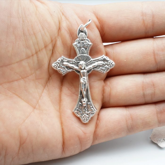 DIY十字架-葡萄枝-4.5cm Catholic religious art