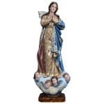 彩绘木雕-佩尼亚圣母（Our Lady of Penha）-多尺寸