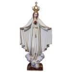 彩绘木雕-玛利亚圣心（Sacred Heart of Mary）-多尺寸