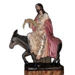 彩绘木雕-基督进入耶路撒冷（Entry of Christ into Jerusalem）-多尺寸