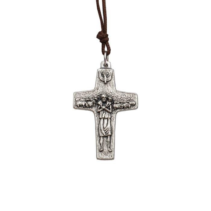 十字架-耶稣善牧-教宗方济各同款-3.8cm Catholic religious art
