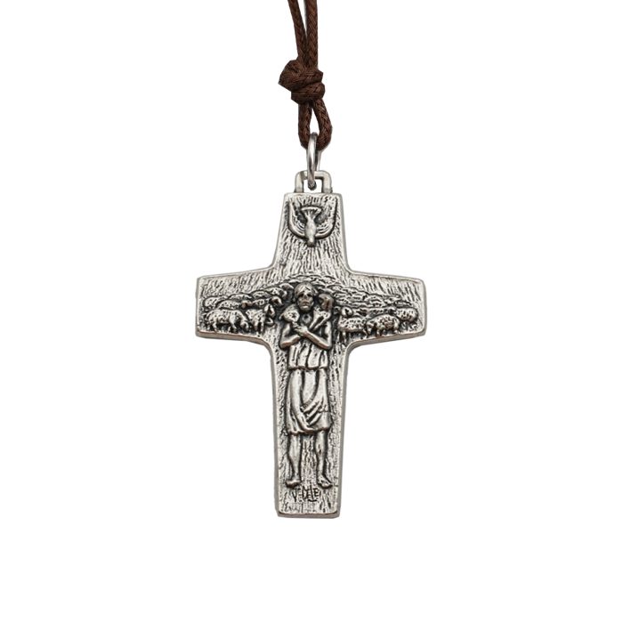 十字架-耶稣善牧-教宗方济各同款-4.8cm Catholic religious art