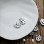 DIY珠子-本笃-锌合金-10mm-10颗/包