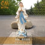 圣像-露德圣母-树脂-40cm