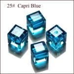 DIY珠子-水晶方块30切面-25开普蓝