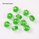 DIY珠子-车轮珠50面-16草绿4x6mm（约60颗）