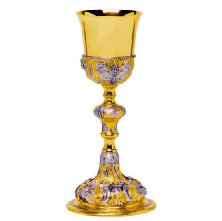 圣爵 - 银925 - 杯直径8厘米，高23.5厘米