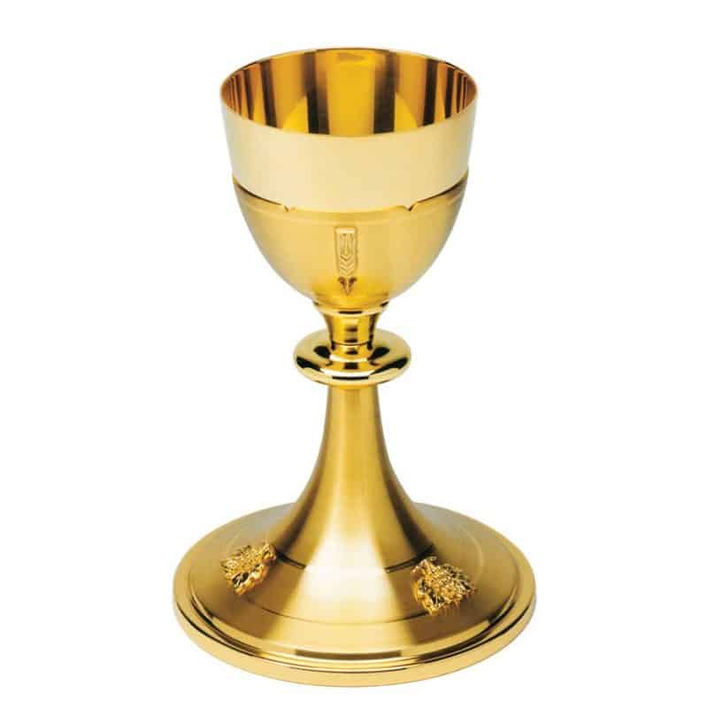 葡萄与麦穗主题圣爵 - 高20厘米