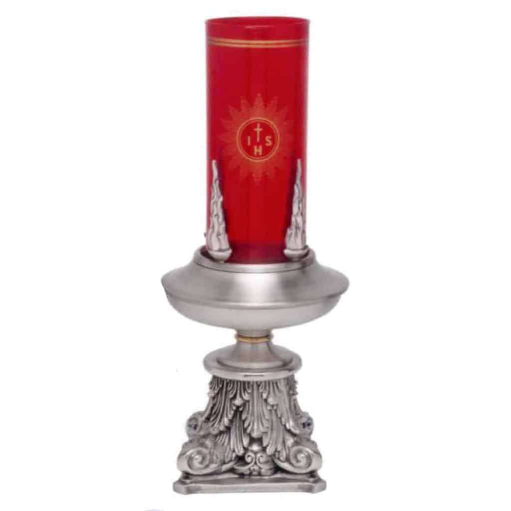 桌面灯/祭台烛台，14.5 x 14.5 x 高18厘米
