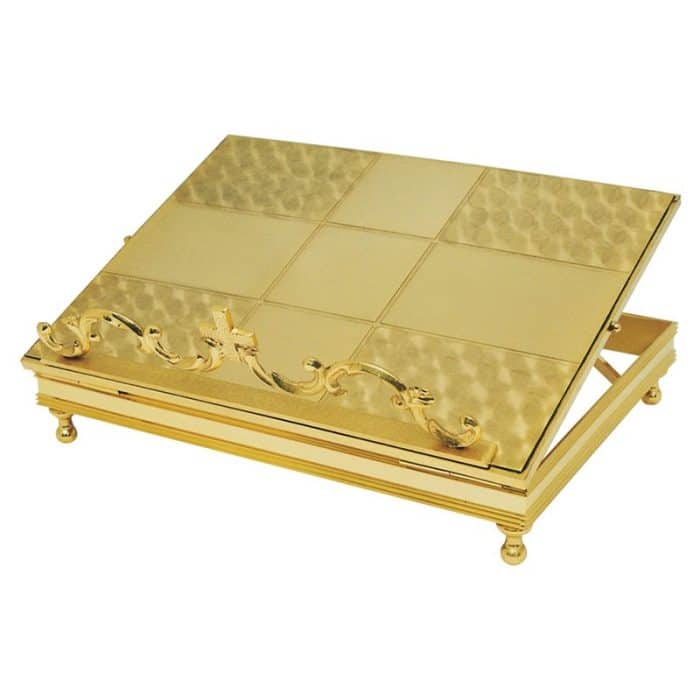 可调节金色读经架 - 34 x 27厘米