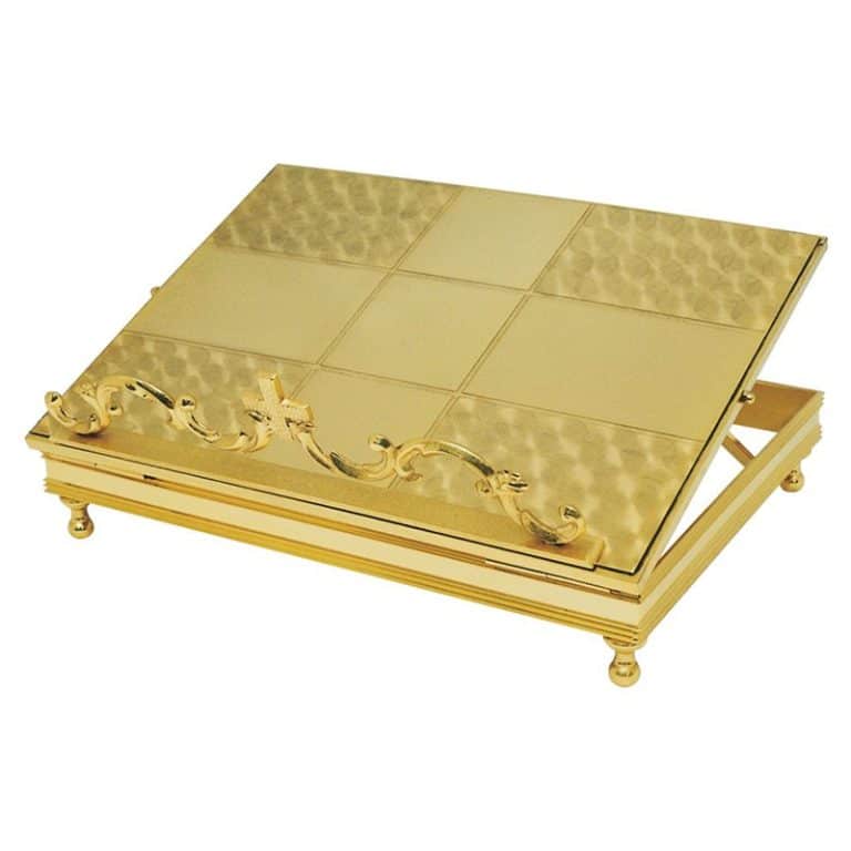 可调节金色读经架 - 34 x 27厘米