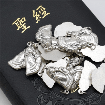 DIY小吊牌-圣家+若瑟-锌合金-1cm