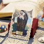 亚西西的圣女嘉辣 (St. Clare of Assisi)-7x11cm