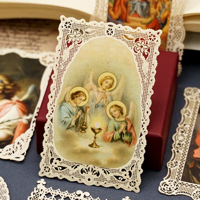 圣体与天使 (Holy Eucharist and Angels)-7x11cm