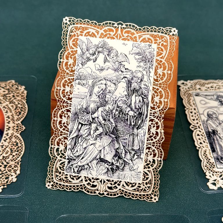 圣诞（阿尔布雷希特·丢勒） (Nativity - Albrecht Dürer)-7x11cm