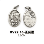 DIY小吊牌-圣家三口-锌合金-2.2cm