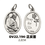 DIY小吊牌-锡耶纳加大利纳-锌合金-2.2cm