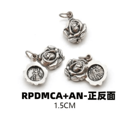 DIY小吊牌-弥额尔+护守天使-锌合金-可以开合-1.5cm