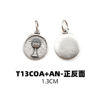 DIY小吊牌-圣体-锌合金-1.3cm