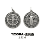 DIY小吊牌-本笃-锌合金-2.5cm