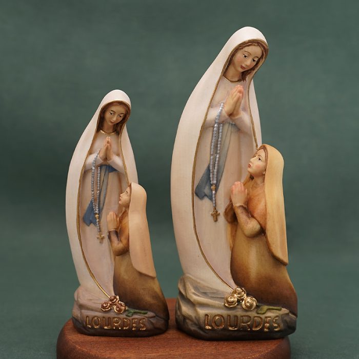 【现货】露德圣母和伯尔纳德现代版 Catholic religious art