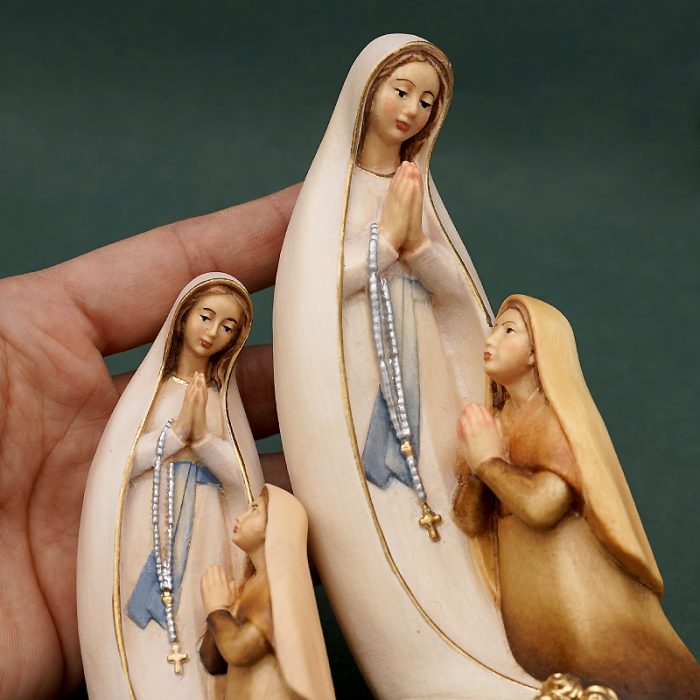 【现货】露德圣母和伯尔纳德现代版 Catholic religious art