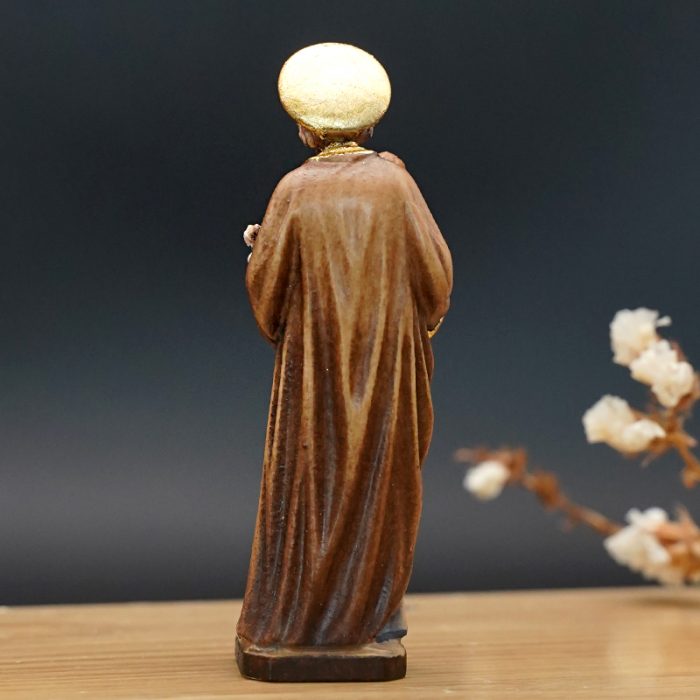 【现货】阿尔卑斯木雕--若瑟抱耶稣-彩色-8.5/21cm - 图片 5