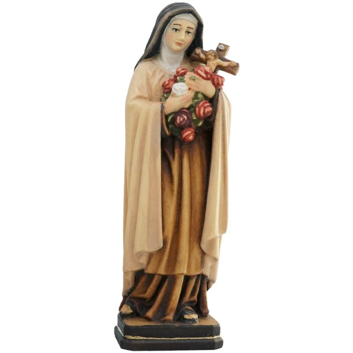 【现货】阿尔卑斯木雕-里修小德兰（St Therese of Lisieux）-彩色-8/10/12/15cm