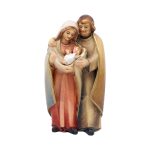 【现货】阿尔卑斯木雕-圣家组合（Holy Family）-彩色-9cm