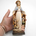 【现货】阿尔卑斯木雕-儿童护卫之母（Blessed Mother with children of the world）-彩色-21cm - 图片 4