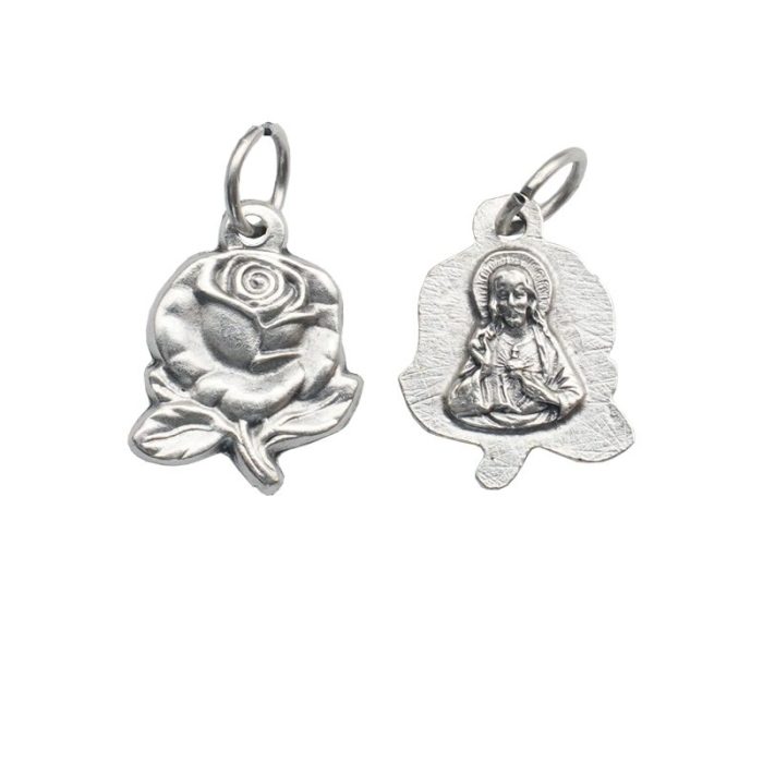 DIY小吊牌-耶稣圣心-锌合金-1.4cm Catholic religious art