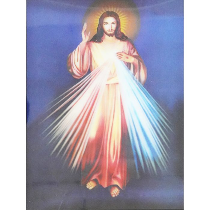 3D立体圣像画-上主慈悲-39.5x29.5cm Catholic religious art