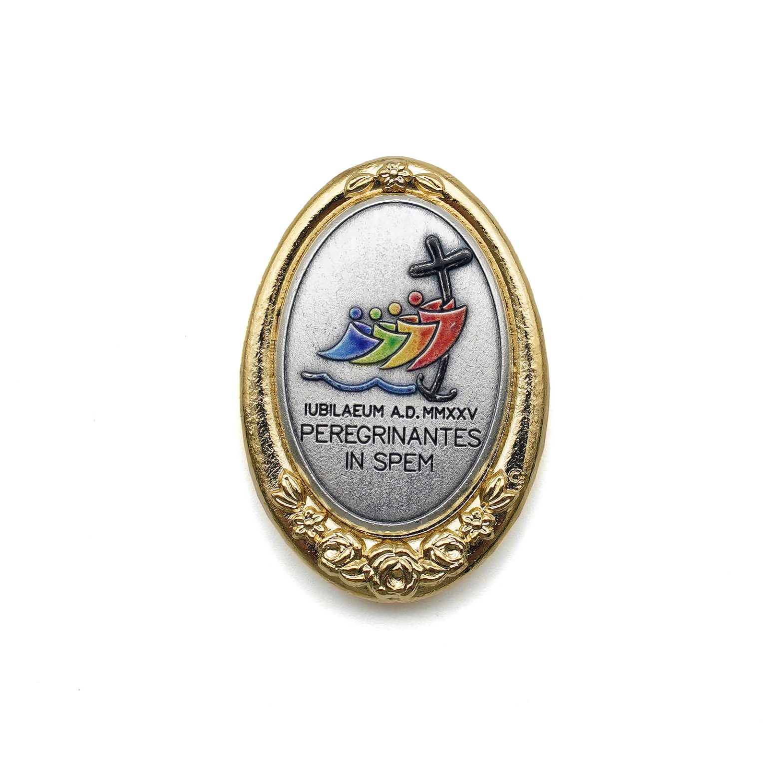 冰箱贴-圣牌磁吸- 2025禧年-金色-彩色-4.2x2.9cm