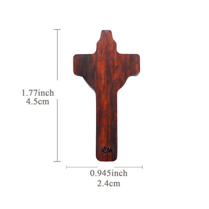DIY十字架-紫檀木-4.5x2.4cm - 图片 3