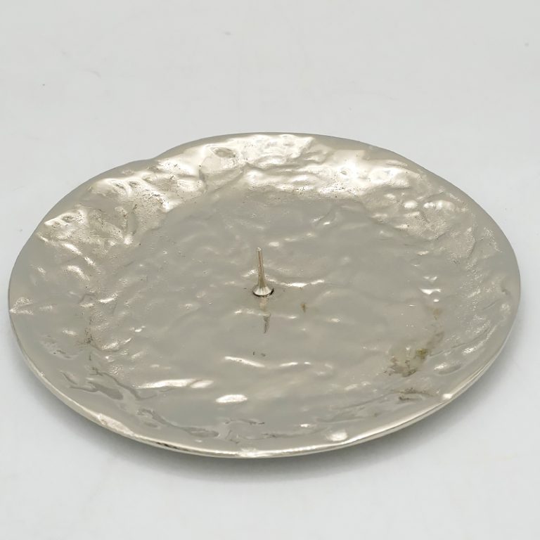 烛台托盘-平口款-黄铜-直径12.5cm