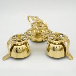 三头铃铛-黄铜-三音-高10cm - 图片 7