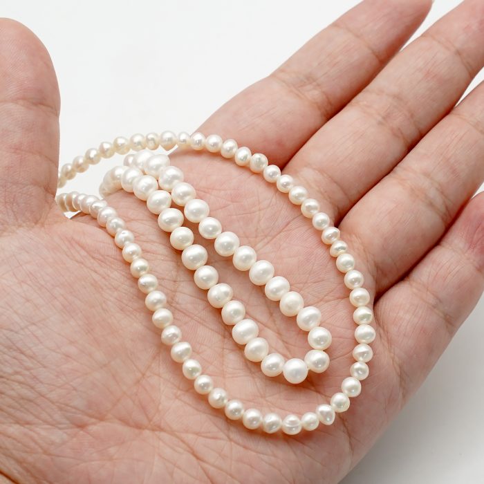 DIY珠子-白珍珠-4mm（1条约95颗） Catholic religious art