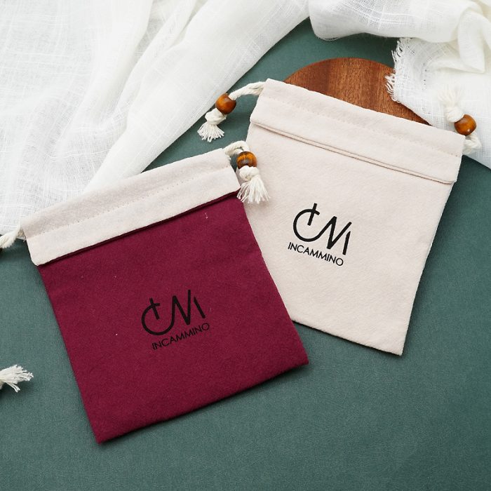 念珠包-抽绳款-九色-14X13cm Catholic religious art