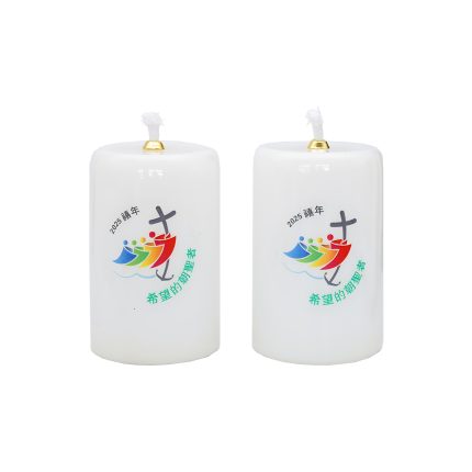 手工白玉酥油灯-2025禧年-直径6cm高10cm