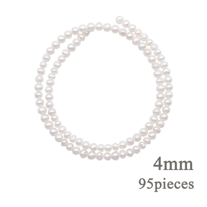 DIY珠子-白珍珠-4mm（1条约95颗） Catholic religious art
