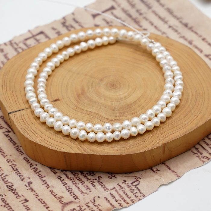 DIY珠子-白珍珠-4mm（1条约95颗） Catholic religious art