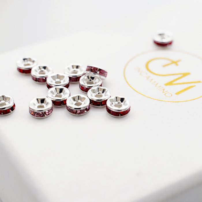 DIY隔片-镶钻-多种颜色-5.9x2.9mm-10个/包 Catholic religious art